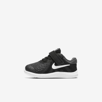 Nike Revolution 4 - Babe Futócipő - Fekete/Sötét Szürke/Fehér